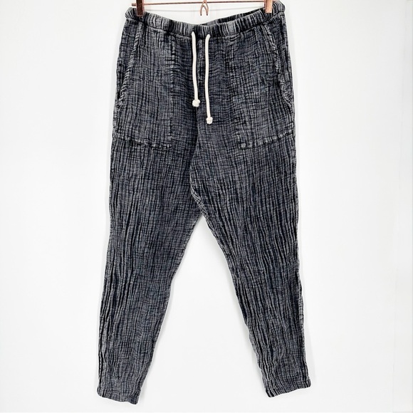 ELECTRIC & ROSE Lauren Gauze Pant in Acid Onyx - Picture 2 of 6